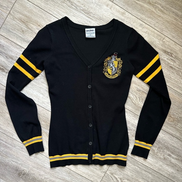 Wizarding World Of Harry Potter Sweaters - Harry Potter Hufflepuff Cardigan Sweater XS